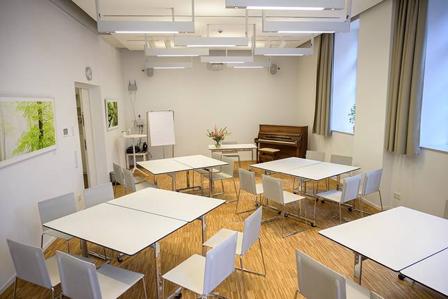 Ein Kursraum im Bildungszentrum Heidelberg