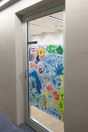 Kunstwerk im Bildungszentrum Heidelberg